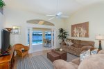 Enjoy the waterfront location from the living room